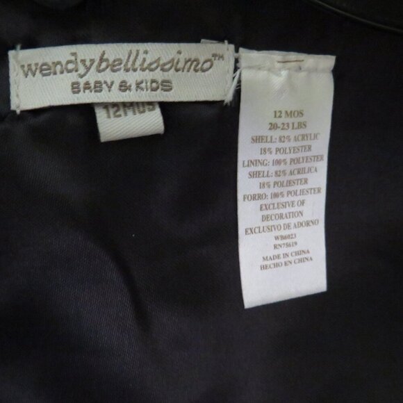 Baby faux fur jacket Wendy Bellissimo & velour pants Formal Party - Picture 6 of 8